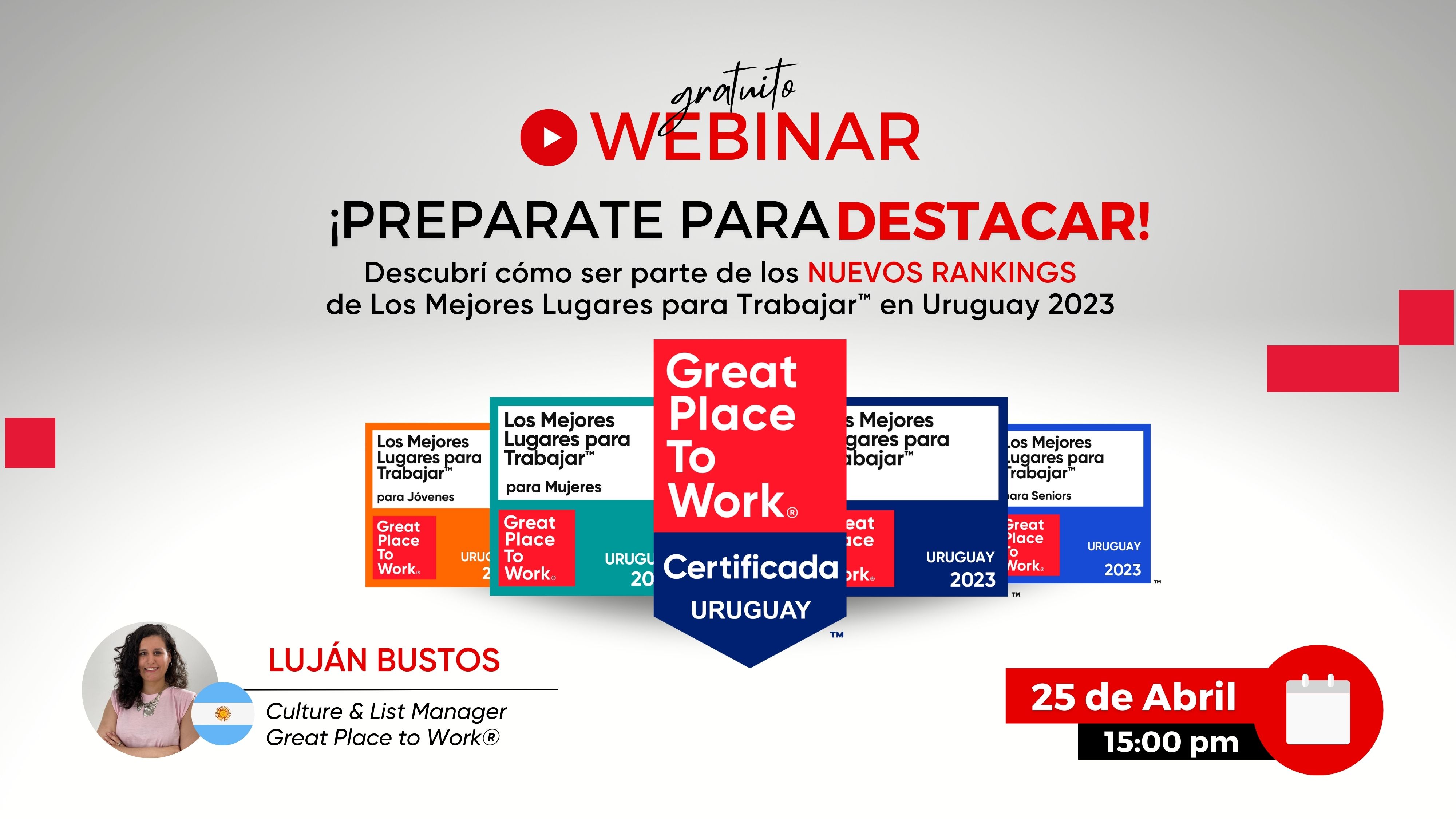 Cómo ser parte de los nuevos Rankings de Los Mejores Lugares para Trabajar™ en Uruguay 2023