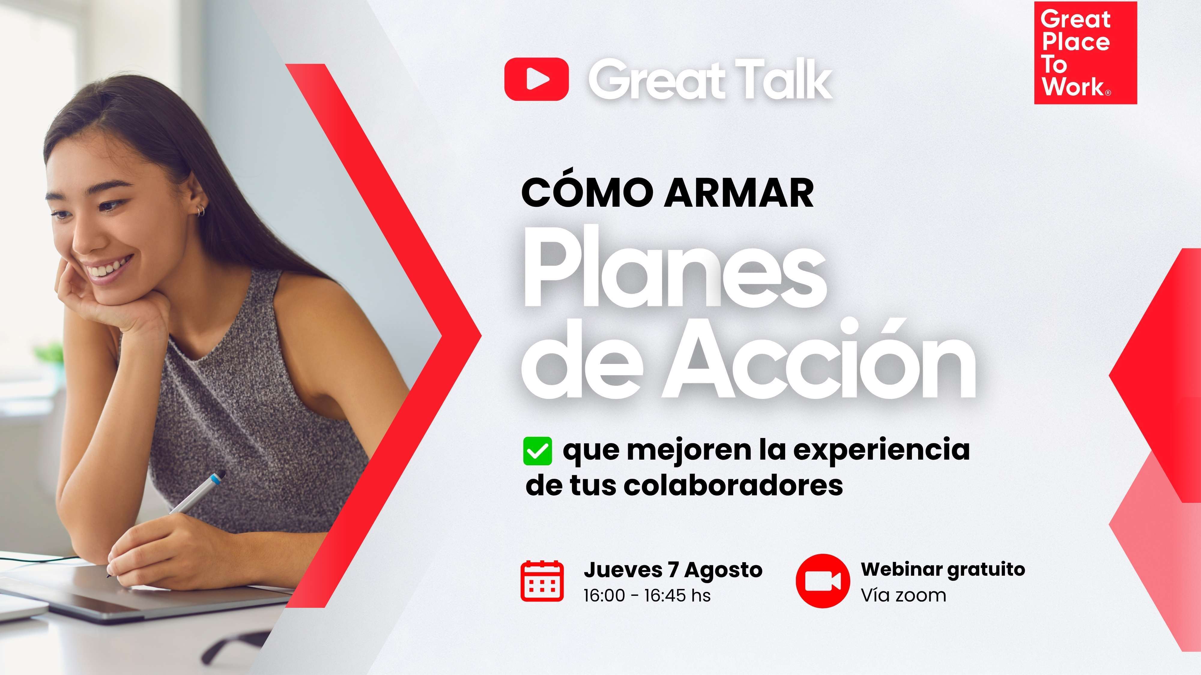 Grabación Webinar | Cómo armar Planes de Acción que mejoren la experiencia de tus colaboradores
