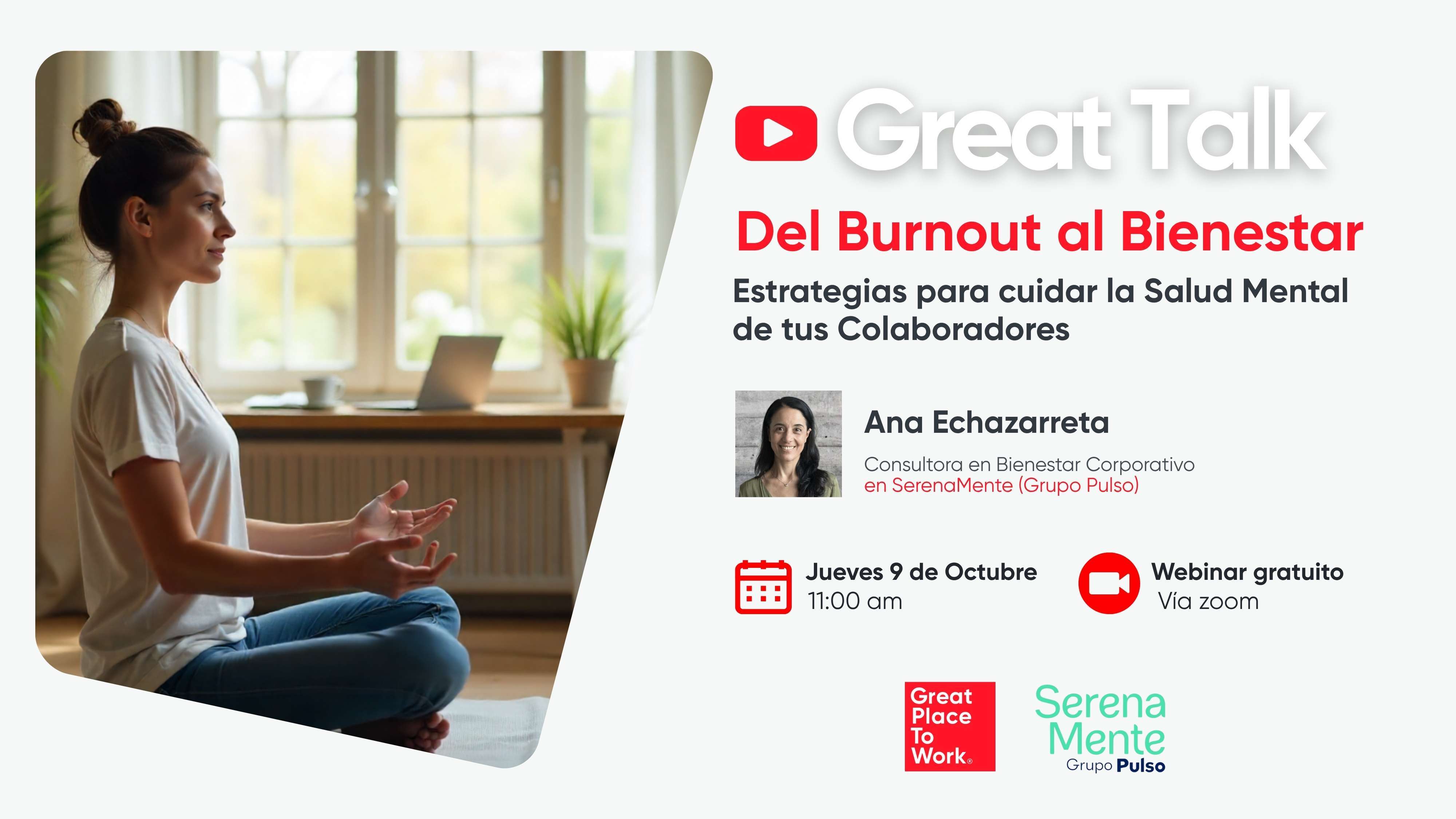 Grabación Webinar | Del Burnout al Bienestar