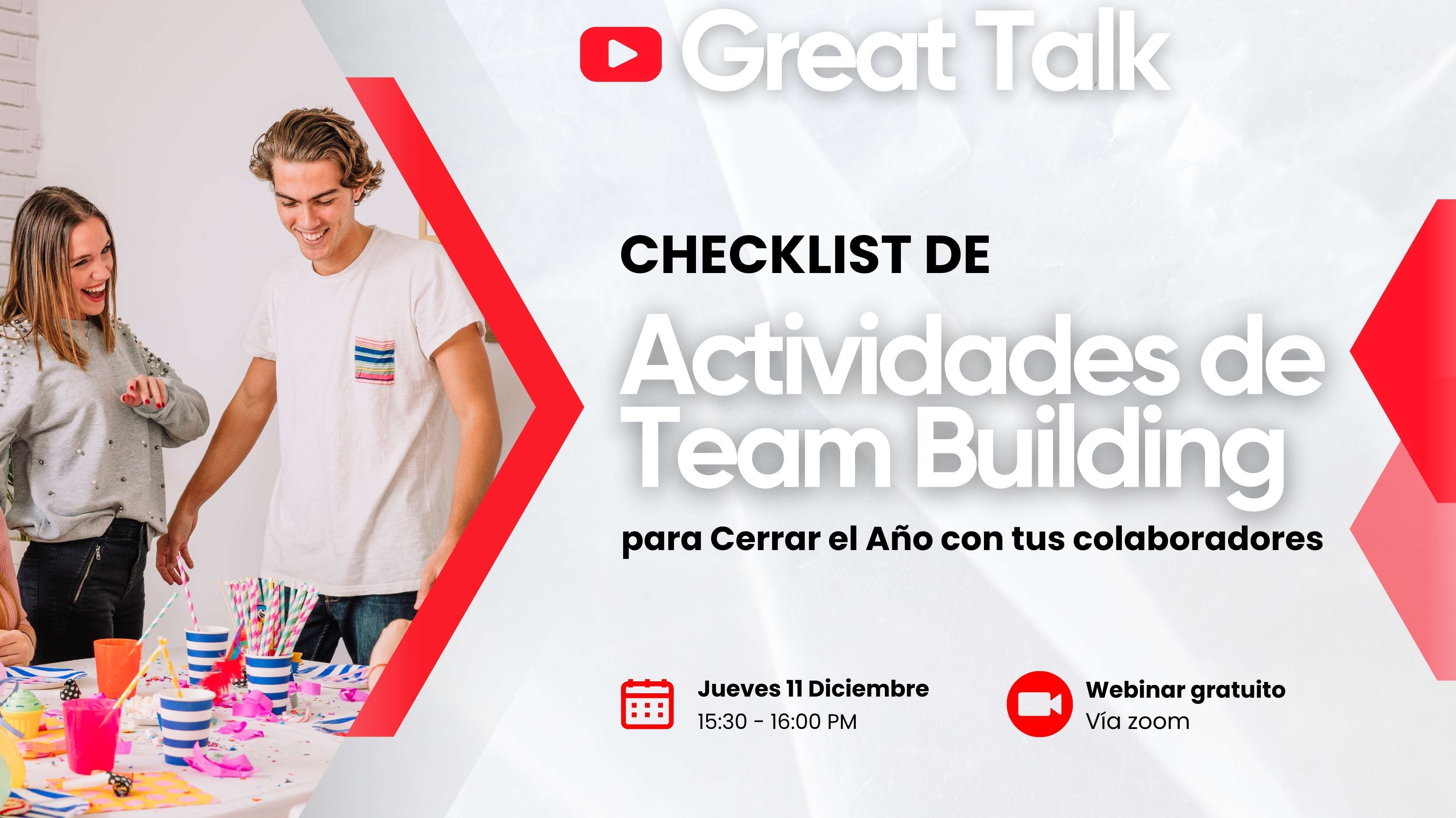 Great Talk | Checklist de Actividades de Team Building para Cerrar el Año con tus Colaboradores