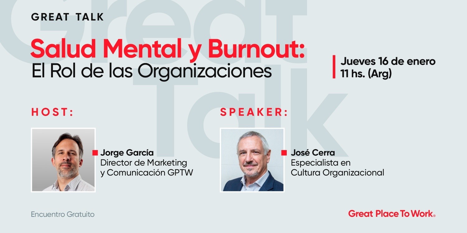 Grabación Webinar: Salud Mental y Burnout